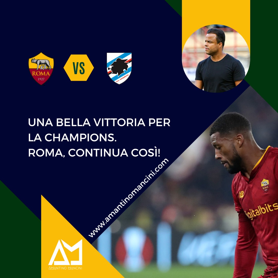 Una bella vittoria per un piazzamento Champions. Roma, ora continua così!