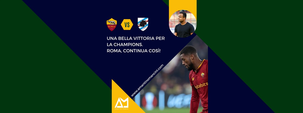 Amantino Mancini - Una bella vittoria per un piazzamento Champions. Roma, ora continua così!