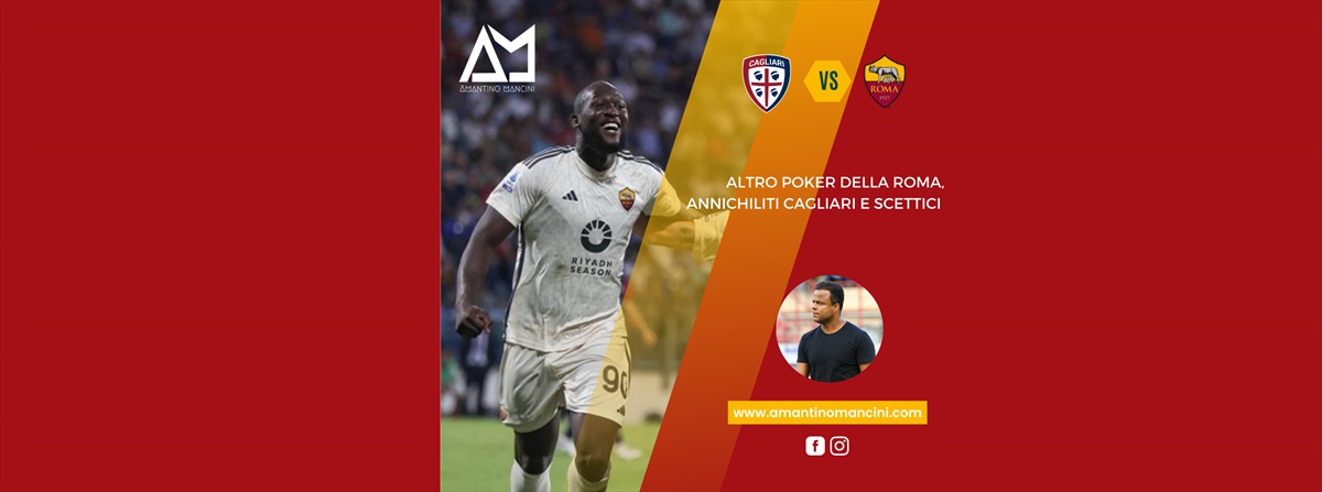 Amantino Mancini - Altro poker della Roma, annichiliti Cagliari e scettici